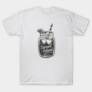 Topsail Island, NC Summertime Vacationing Mason Jars Sippin' T-Shirt